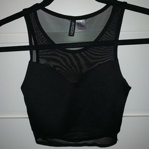 HM MESH CROP TOP